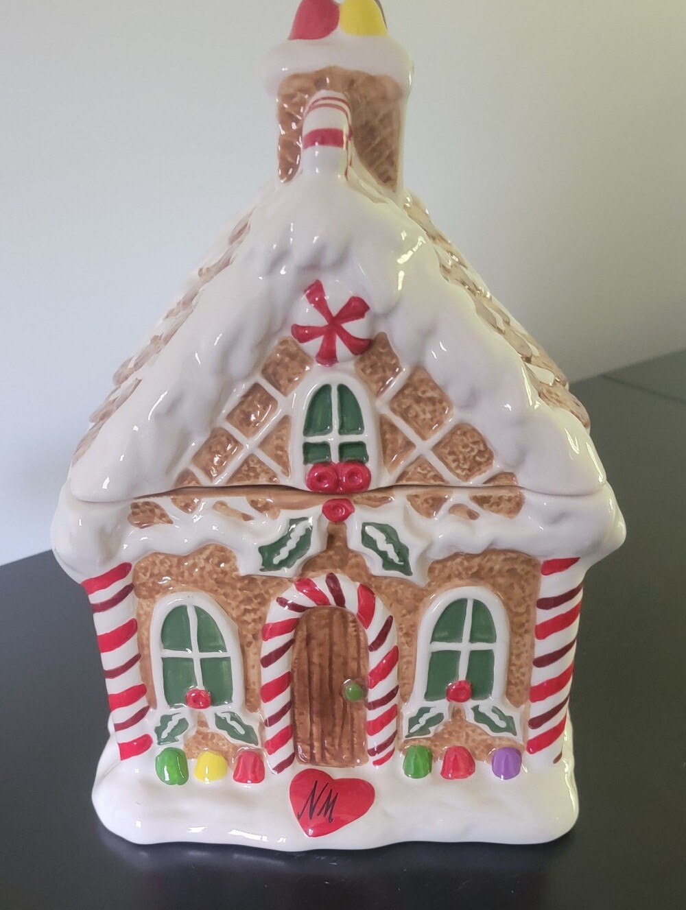Neiman Marcus Ceramic Gingerbread Cookie Jar